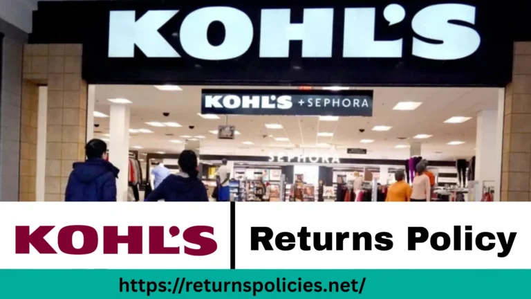 Kohls Return Policy