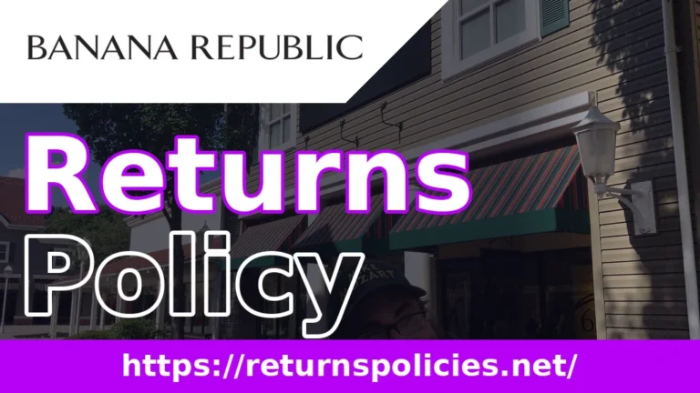 Banana Republic Return Policy