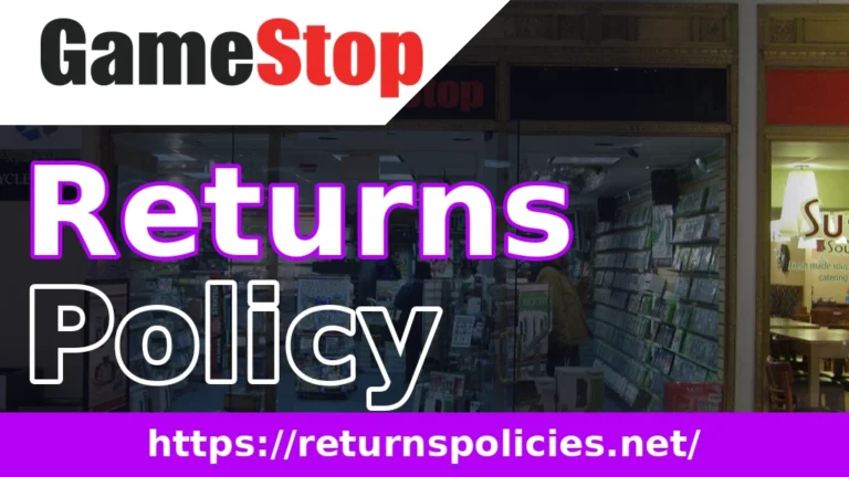 GameStop Return Policy