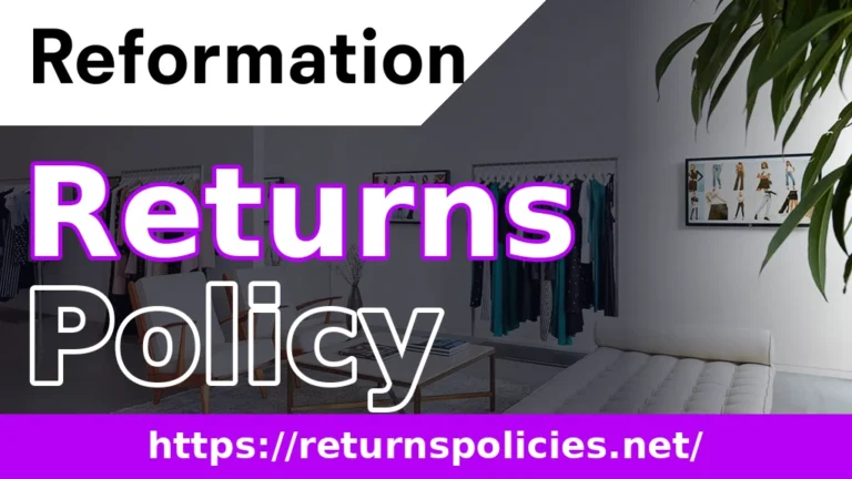 Reformation Return Policy