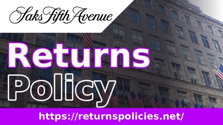 Saks Return Policy