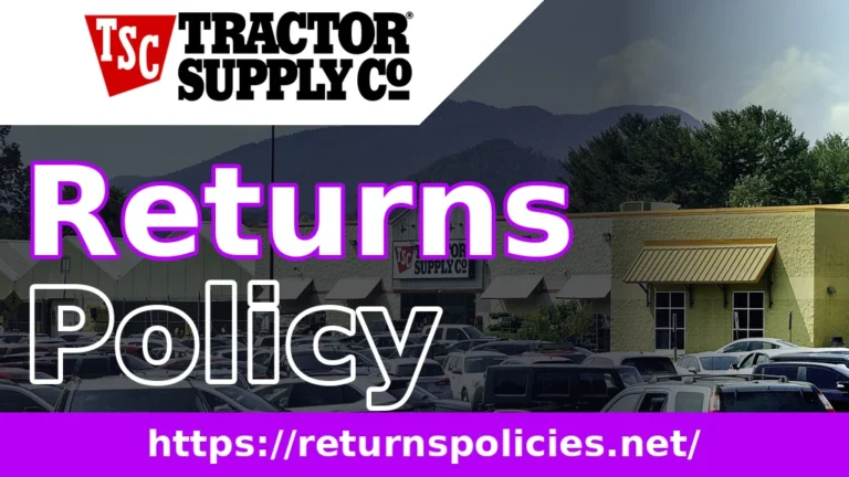 Tractor Supply Return Policy